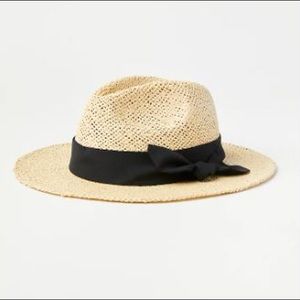 Loft Straw Beach Hat with Bow